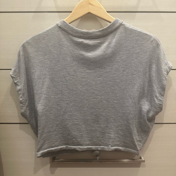 ALICE + OLIVIA Cammy Tie-Front Short-Sleeve T-Shirt size S - Picture 5 of 11